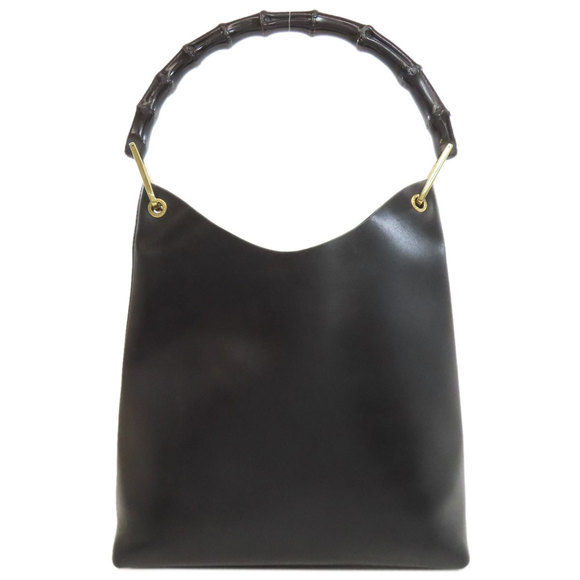 Gucci Leather Handbag Bamboo - Picture 1 of 9